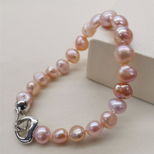 Pulsera de Perlas de Agua Dulce Blancas y Negras - Image 11