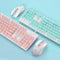 Set Teclado y Ratón Gamer Steampunk Retro con Cable