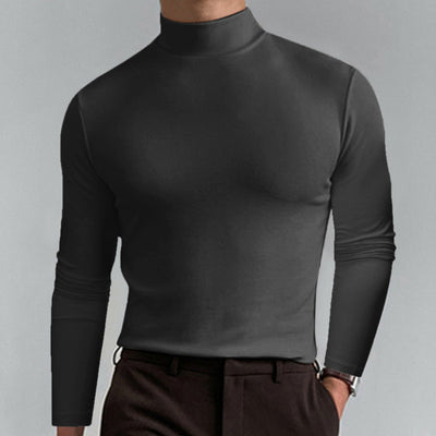 Camiseta Térmica de Cuello Alto Manga Larga para Hombre - Image 14