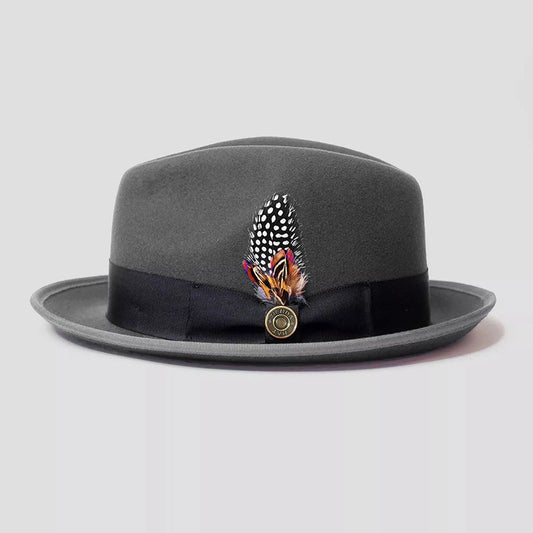 Sombrero Fieltro Tipo Bombín con Lazo de Cinta - Image 2