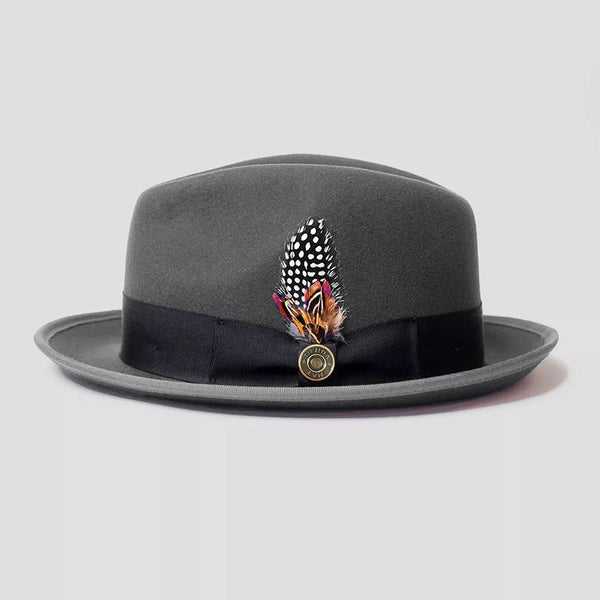 Sombrero Fieltro Tipo Bombín con Lazo de Cinta - Image 2