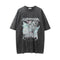 Playera Hombre Estampado Mariposas Efecto Desgastado
