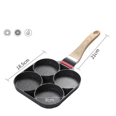 Sartén Antiadherente para Huevos Fritos con 4 Cavidades y Fondo Plano - Image 4