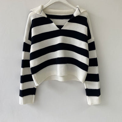 Cardigan Holgado Estilo Universitario para Mujer - Image 63