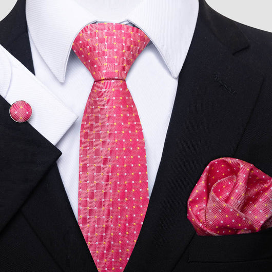 Conjunto de Corbata, Pañuelo y Gemelos para Hombre - Elegancia Empresarial - Image 4