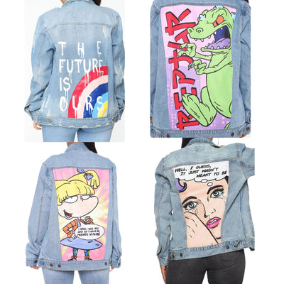 Chaqueta de Mezclilla para Mujer - Tendencia Hot Sale