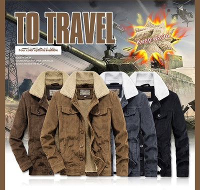 Abrigo Acolchado de Algodón con Forro Polar para Hombre - Image 14