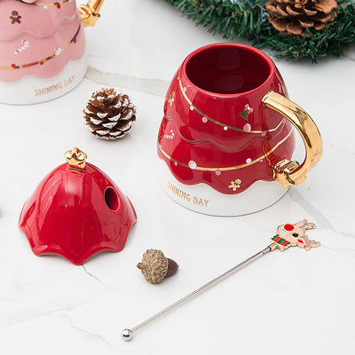 Taza de Cerámica con Árbol de Navidad - Image 4