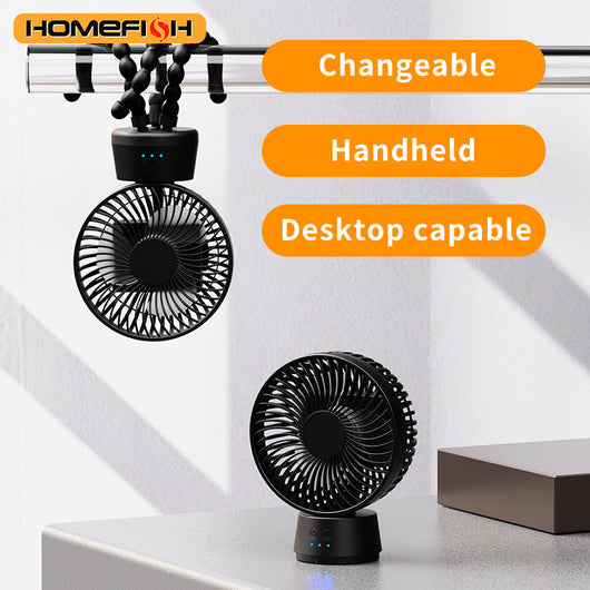 Ventilador Portátil Automático para Cochecito de Bebé con Luz LED - Image 6