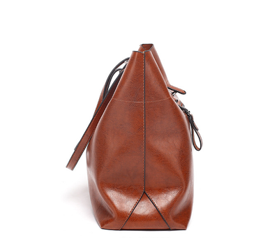 Bolso de Cuero Genuino Estilo Casual Horizontal para Mujer - Image 5