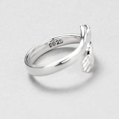 Anillo Ajustable para Parejas - Anillo Abierto con Anillo de Amor - Image 4