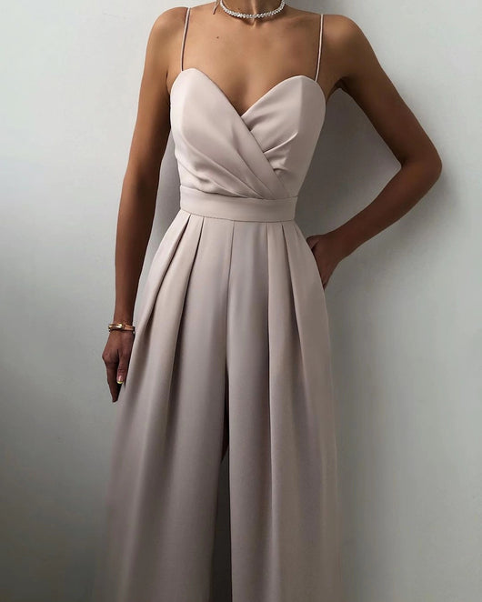 Pantalón Jumpsuit con Tirantes Cintura Recta - Image 11
