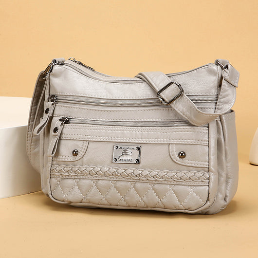 Bolso de Cuero Lavado Suave para Hombro - Image 16