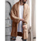 Cardigan Largo de Manga Larga para Hombre