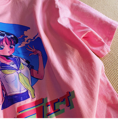 Playera Anime Manga Estudiante Manga Corta - Image 8