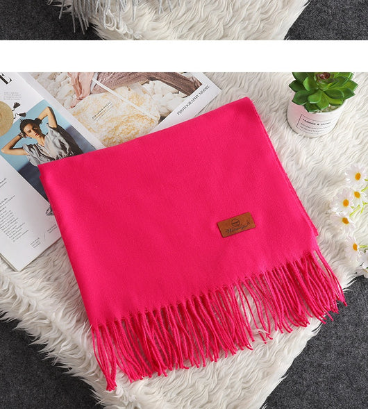 Bufanda Suave de Cachemira con Borlas - Accesorio Cálido Ideal para Regalar - Image 21