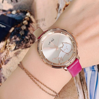 Reloj Elegante para Estudiantes - Diseño Moderno Gatito - Image 7