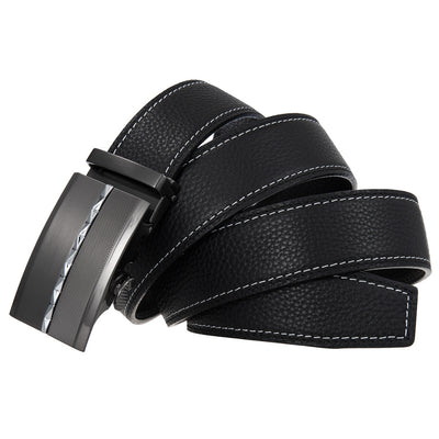 Cinturón de Cuero para Hombre con Hebilla Automática - Image 8
