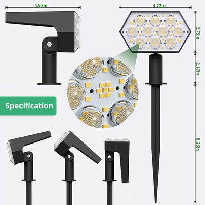 Foco Solar LED 92 Luces Exterior IP67 Resistente al Agua - Image 15