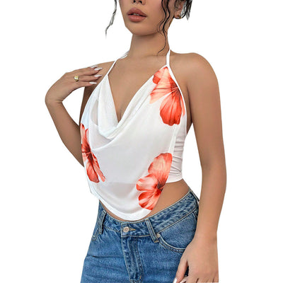 Blusa Halter Estilo Vacacional Hot Girl - Image 4