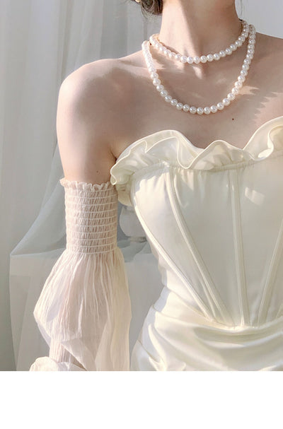 Vestido Blanco Elegante para Reuniones y Celebraciones - Image 11