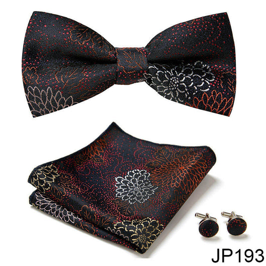 Traje Formal Elegante Coreano con Corbata de Moño - Image 33