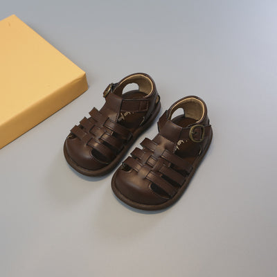 Sandalias Tejidas para Niñas - Zapatos Infantiles Romanos con Diseño Calado - Image 4