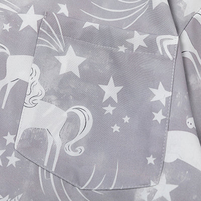 Camisa Estampada con Diseño de Estrellas para Hombre - Image 3