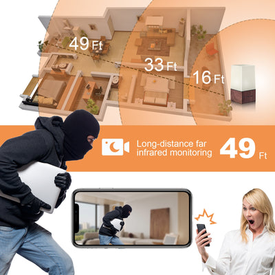 Cámara de Vigilancia WiFi HD con Visión Nocturna y Micrófono Dual para Hogar - Image 49