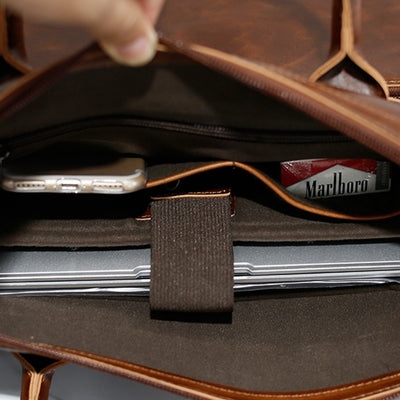 Bolso de Cuero Genuino para Hombre - Image 3