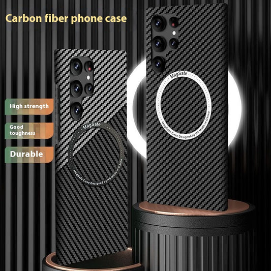 Funda Protectora de Fibra de Carbono con Imán y Kevlar Anti-Caídas