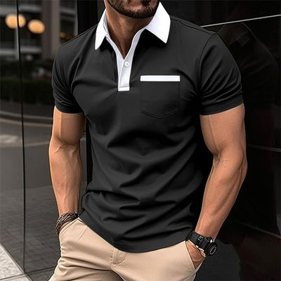 Polo Slim Fit con Bolsillo de Solapa para Hombre - Image 4