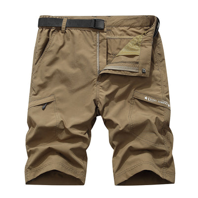 Pantalones Cortos Deportivos Multi-Bolsillos de Secado Rápido