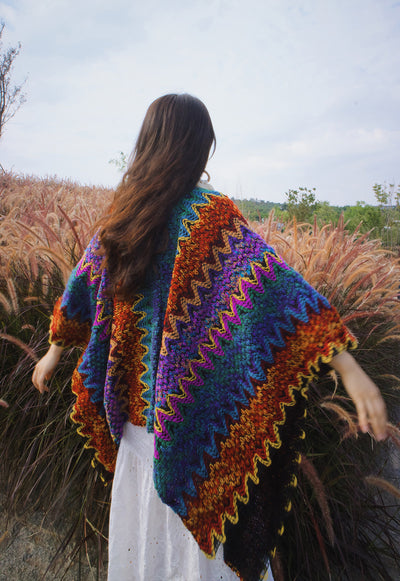 Pashmina Étnica para Viajes - Chal Artesanal Estampado Fotográfico - Image 19