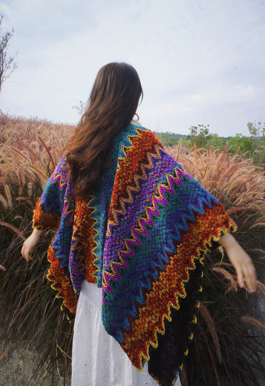 Pashmina Étnica para Viajes - Chal Artesanal Estampado Fotográfico - Image 19