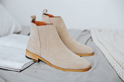 Botas Británicas de Ante Gamuza Gris para Hombre - Image 16