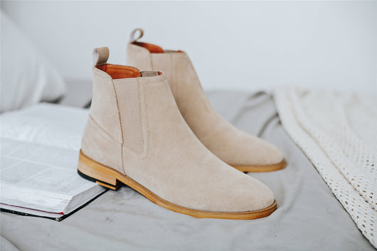 Botas Británicas de Ante Gamuza Gris para Hombre - Image 16