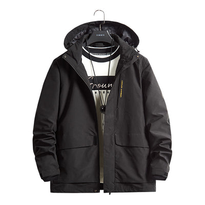 Chaqueta Deportiva Oversized con Capucha Desmontable para Hombre - Image 15