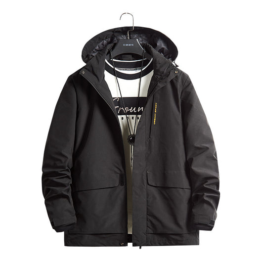 Chaqueta Deportiva Oversized con Capucha Desmontable para Hombre - Image 15