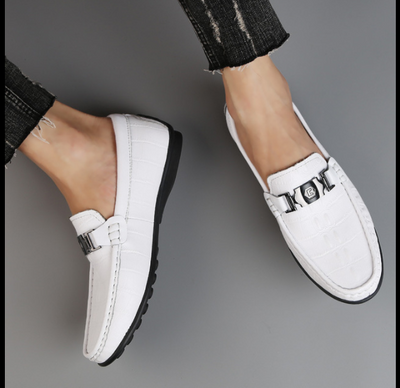 Zapatos Casuales de Cuero para Hombre - Estilo Ejecutivo Minimalista - Image 10