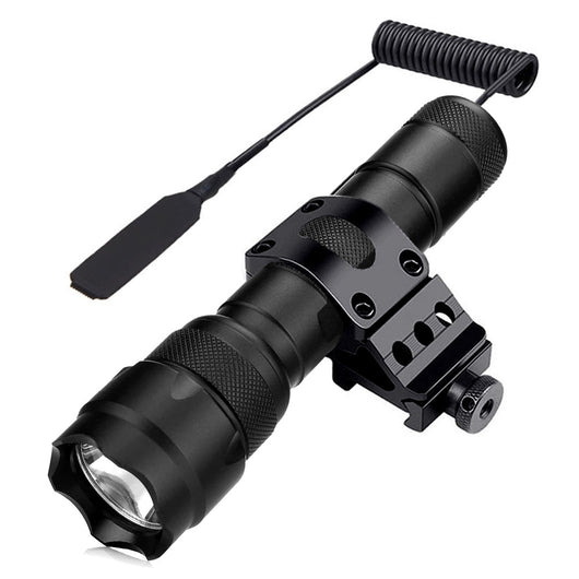 Linterna Táctica LED T6 con Control por Cable - Aluminio Resistente - Image 19