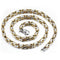 Stainless steel punk Necklace Dorado
