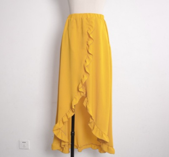 Falda Playera Fruncida con Cordones y Abertura Cruzada - Image 14