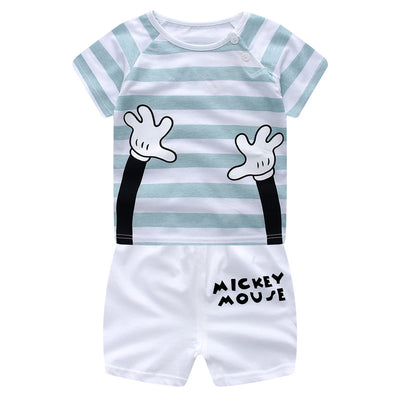 Conjunto de Dos Piezas para Niño en Algodón - Ropa Fresca para Verano - Image 4