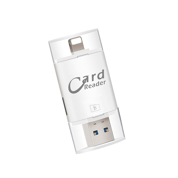 Lector de Tarjetas 3 en 1 Multifunción OTG para Móvil