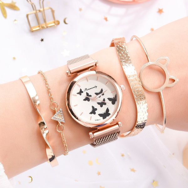 Reloj casual con cierre magnético