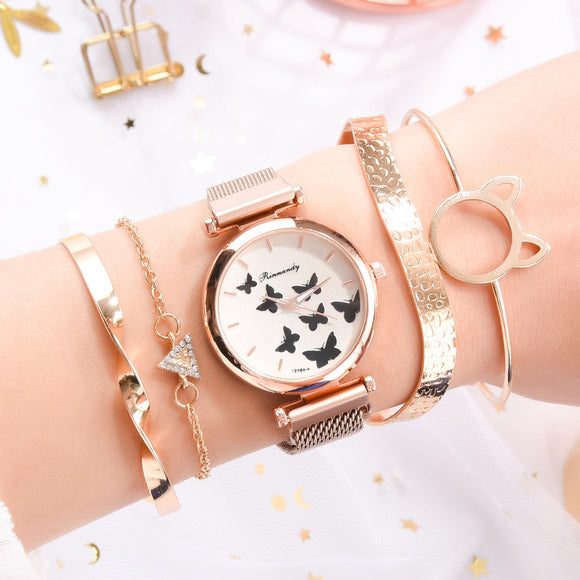 Reloj casual con cierre magnético