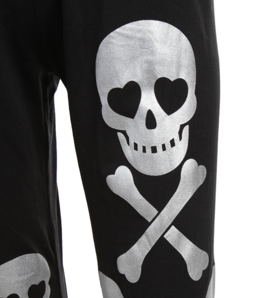 Pantalones Cómodos Calavera Brillante - Image 3