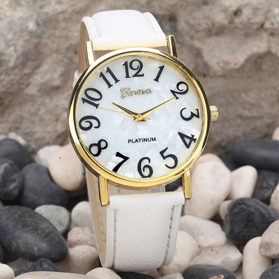Reloj de Moda Ginebra con Esfera de Mármol - Unisex Casual - Image 10