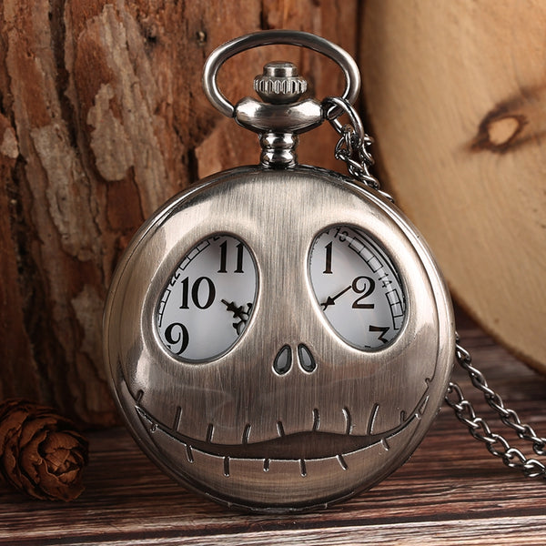 Reloj de Bolsillo Retro Temático Halloween con Diseño Cartoon